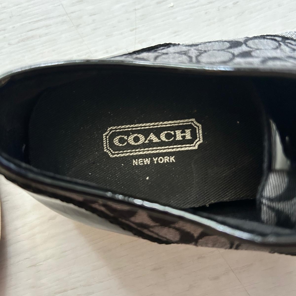 Coach Black and White Sneakers - Picture 3 of 8